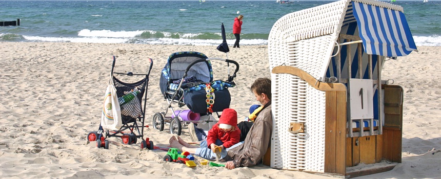 Ein kilometerlanger Spielplatz - der Kühlungsborner Strand