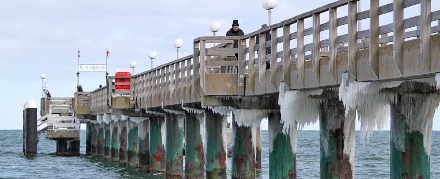 Die Kühlungsborner Seebrücke im Winter